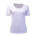 Women's Classic White Scoop Neck Tee
