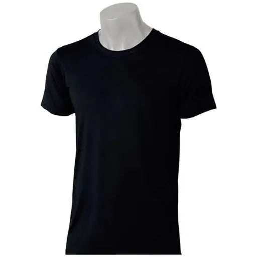 Men's Classic Black Crew Neck Tee